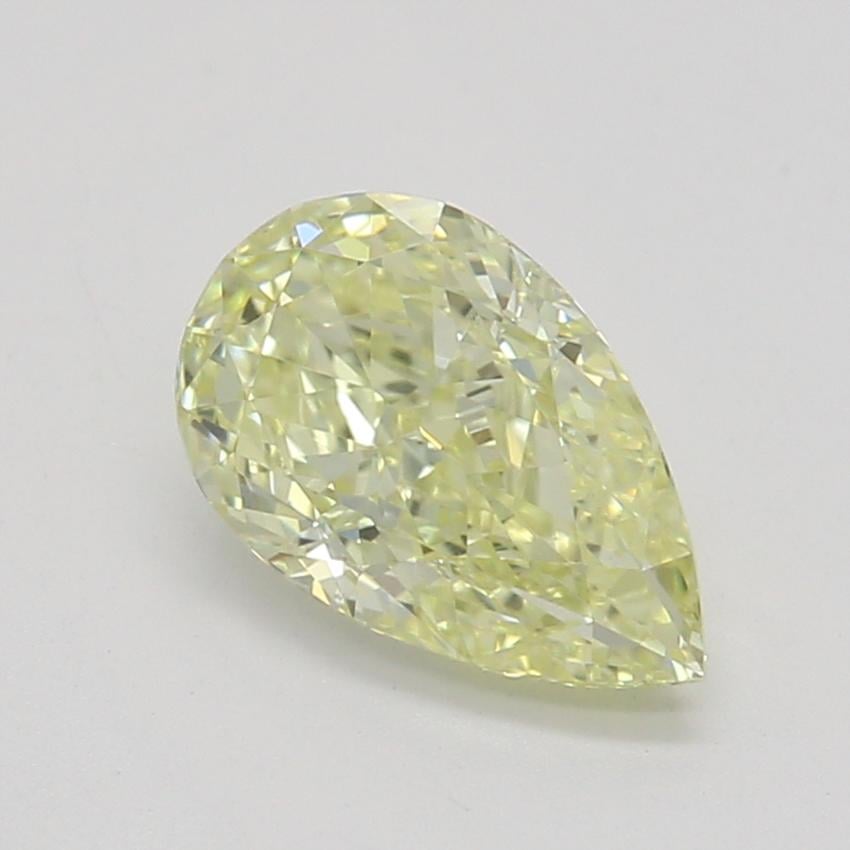 0.60 Ct. Fancy Light Yellow Pear Diamond