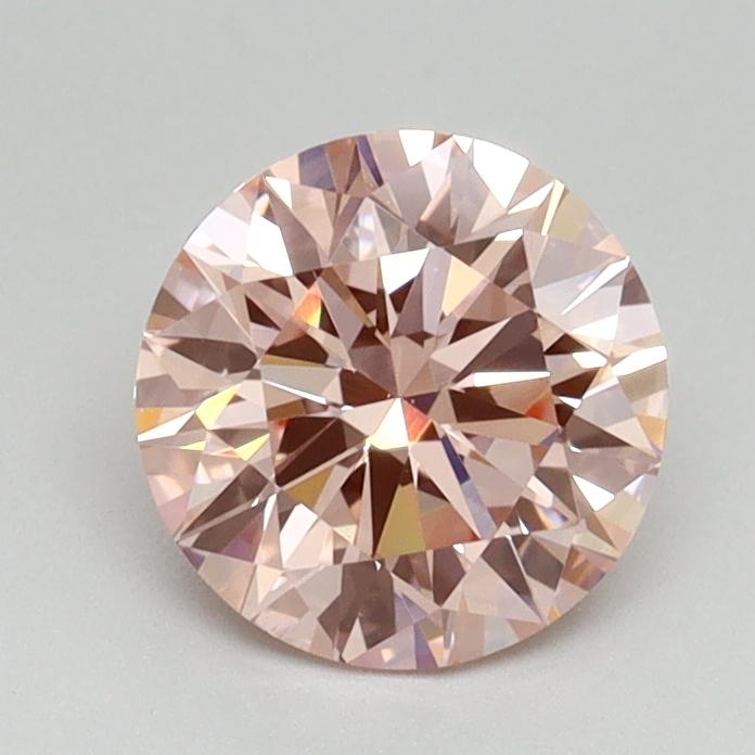 1.11 Ct. Fancy Intense Pink Round Lab Grown Diamond