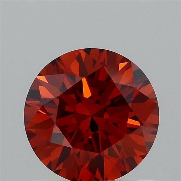 0.96 Ct. Fancy Deep  Orange Round Lab Grown Diamond