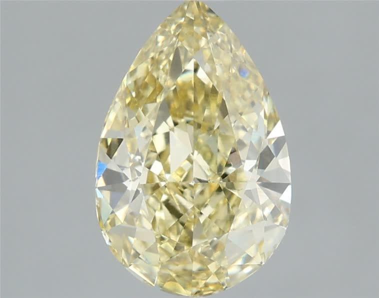 1.60 Ct. Fancy Intense Yellow Pear Lab Grown Diamond