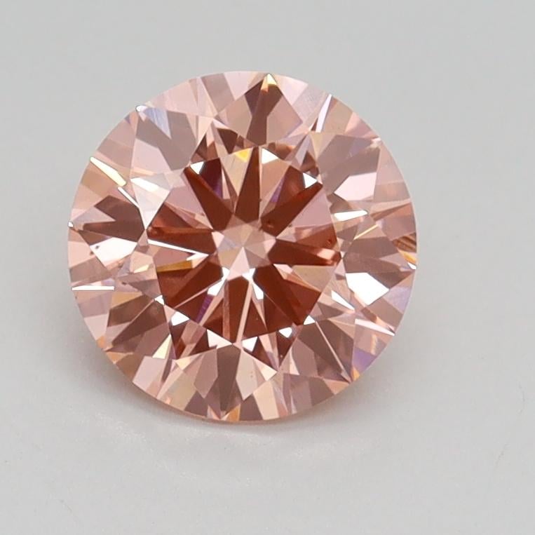 1.07 Ct. Fancy Intense Pink Round Lab Grown Diamond