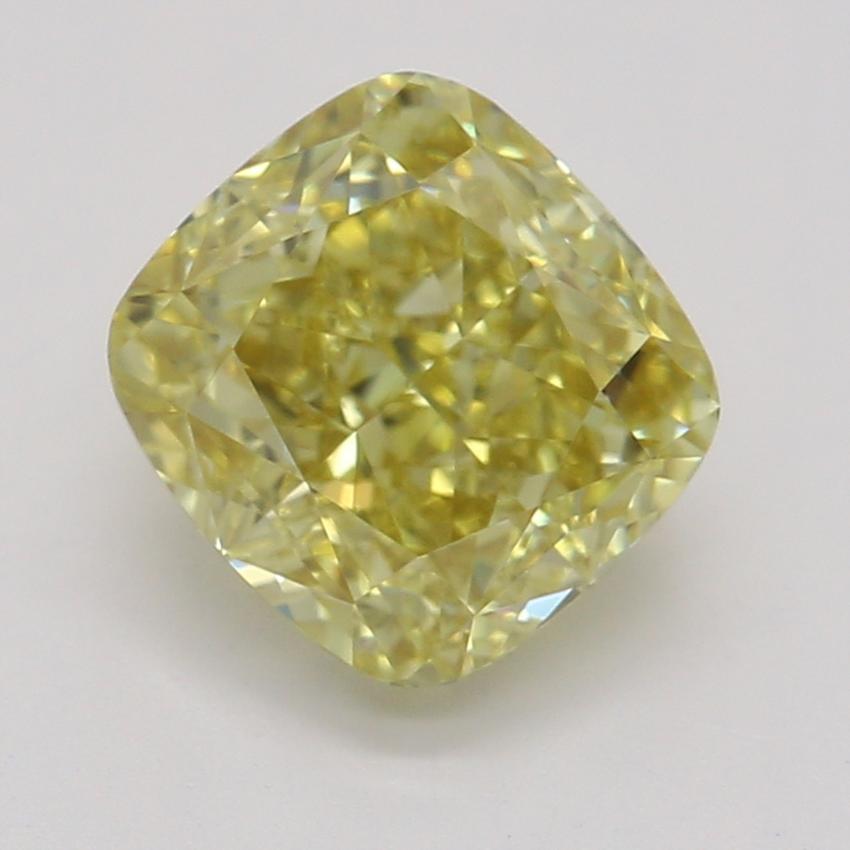 1.12 Ct. Fancy Deep Yellow Cushion Diamond