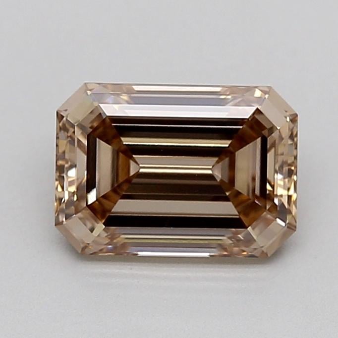1.27 Ct. Fancy Light  Brown Emerald Lab Grown Diamond