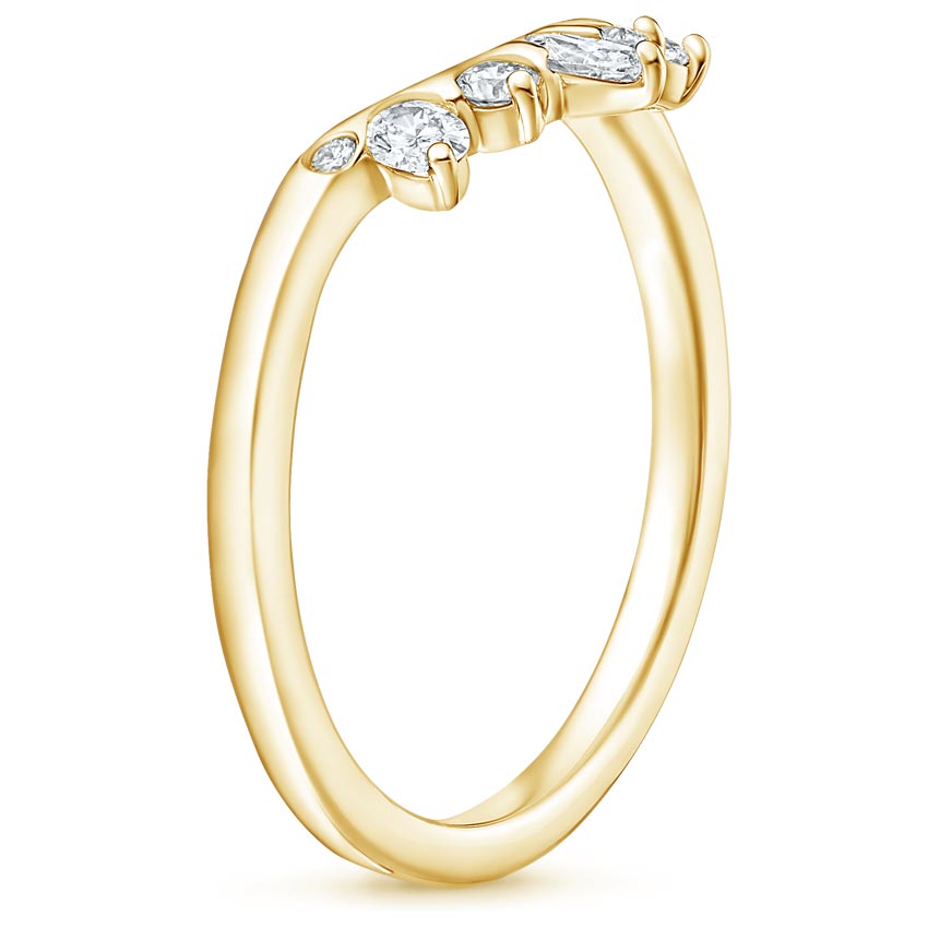 18K Yellow Gold Illusia Diamond Ring (1/4 ct. tw.), large side view