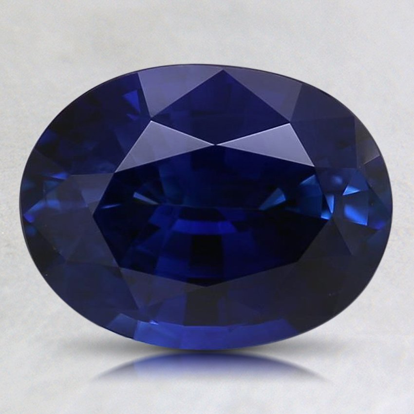 9.1X7mm Super Premium Blue Oval Sapphire
