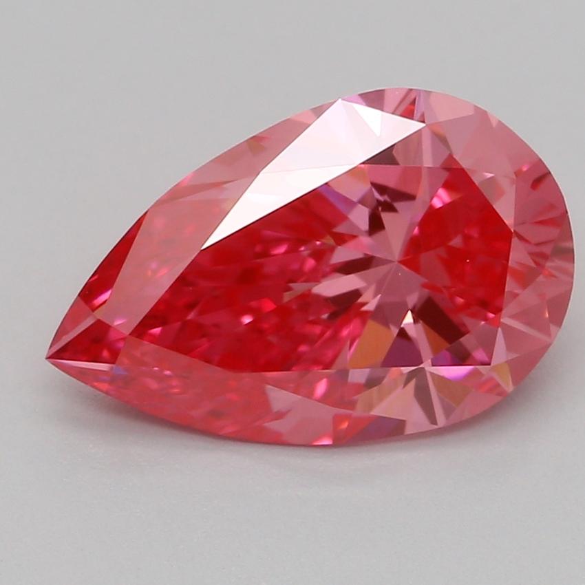 1.55 Ct. Fancy Vivid Pink Pear Lab Grown Diamond