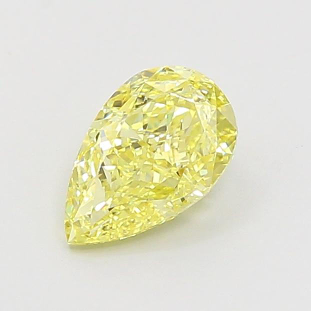 1.01 Ct. Fancy Intense Yellow Pear Lab Grown Diamond