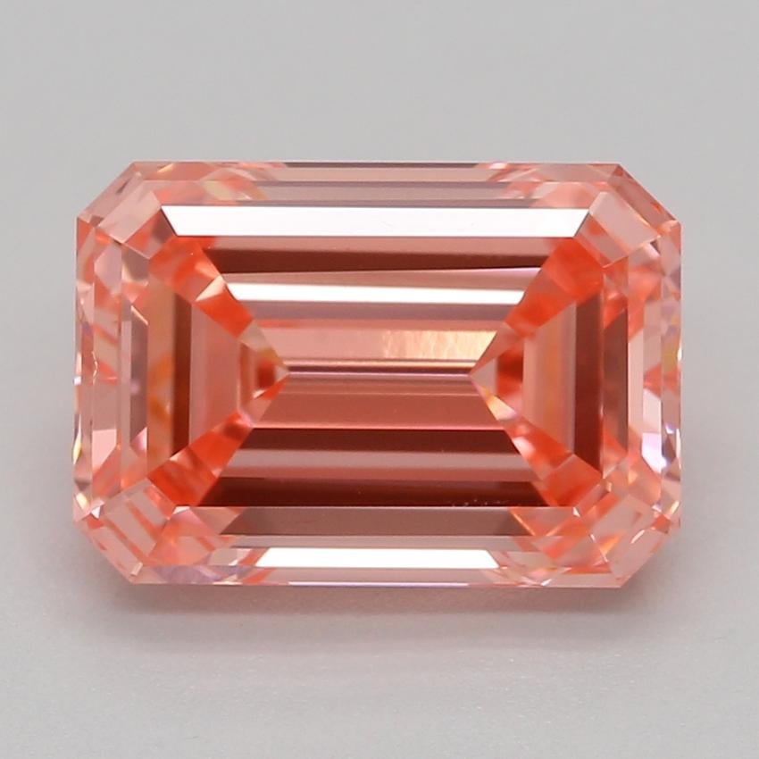 2.03 Ct. Fancy Vivid Pink Emerald Lab Grown Diamond