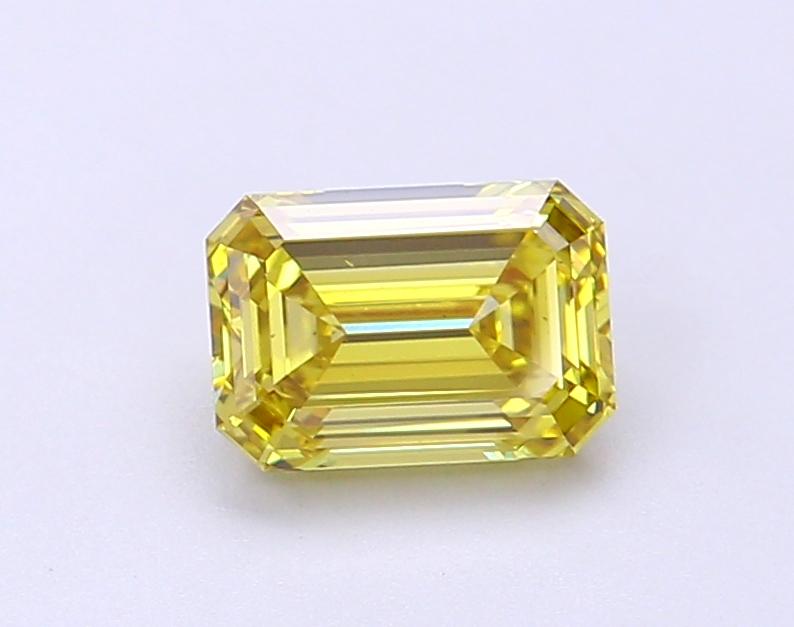1.06 Ct. Fancy Intense Yellow Emerald Lab Grown Diamond