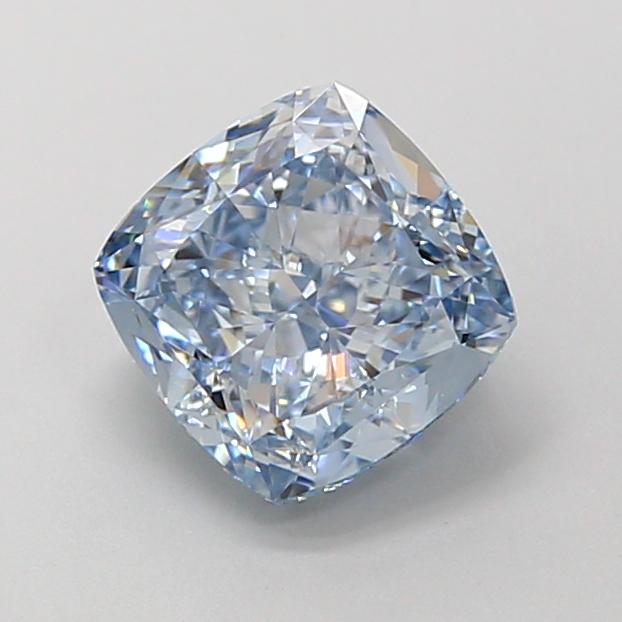 1.81 Ct. Fancy Intense  Blue Cushion Lab Grown Diamond