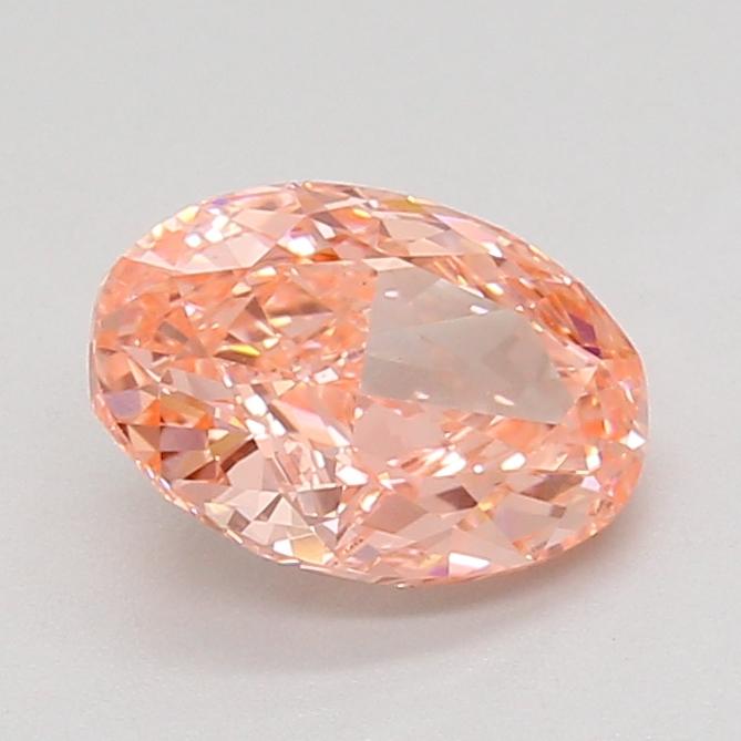 1.77 Ct. Fancy Vivid Pink Oval Lab Grown Diamond