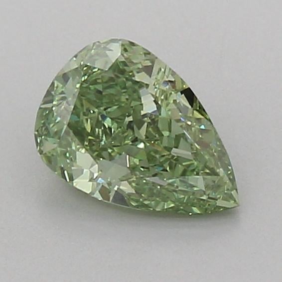 1.01 Ct. Fancy Vivid Green Pear Lab Grown Diamond