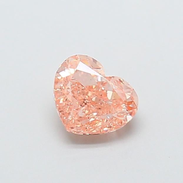 1.05 Ct. Fancy Intense  Pink Heart Lab Grown Diamond