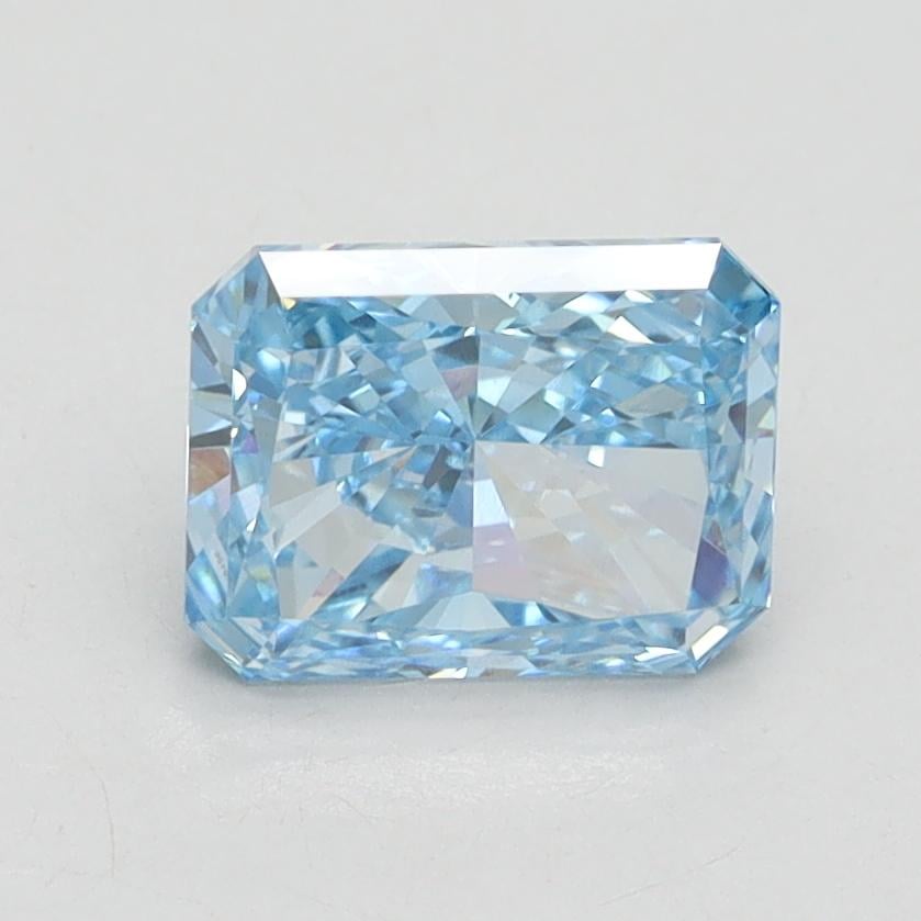 1.40 Ct. Fancy Vivid Blue Radiant Lab Grown Diamond