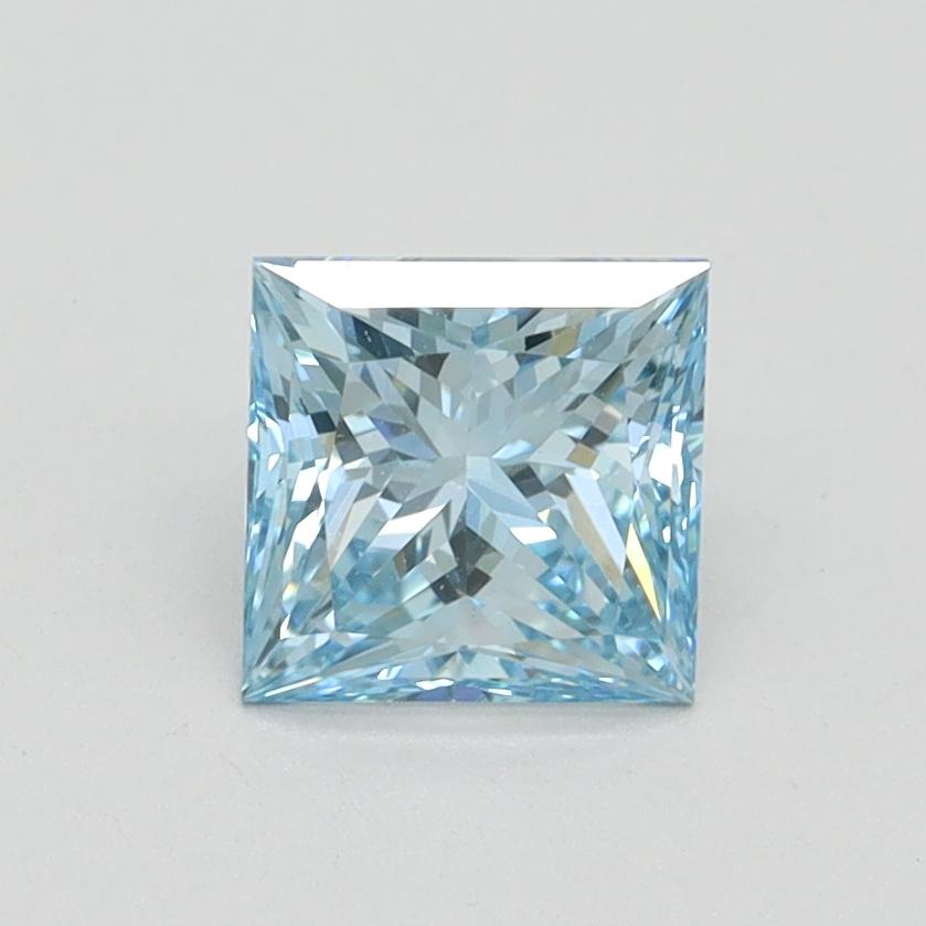 1.02 Ct. Fancy Intense Blue Princess Lab Grown Diamond