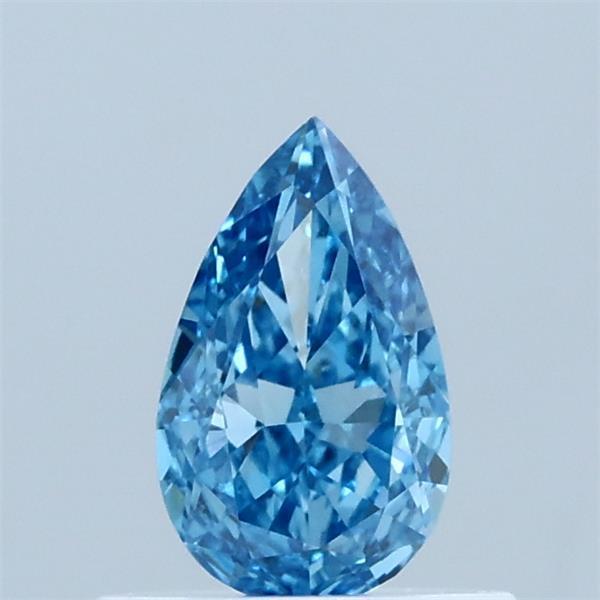 0.52 Ct. Fancy Vivid  Blue Pear Lab Grown Diamond