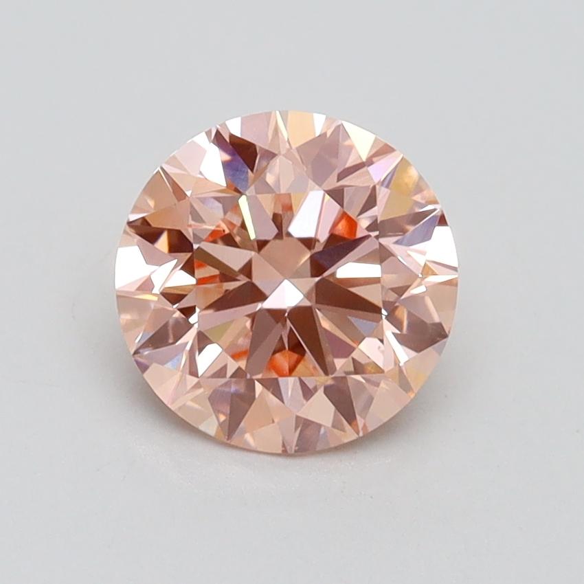1.32 Ct. Fancy Intense Pink Round Lab Grown Diamond