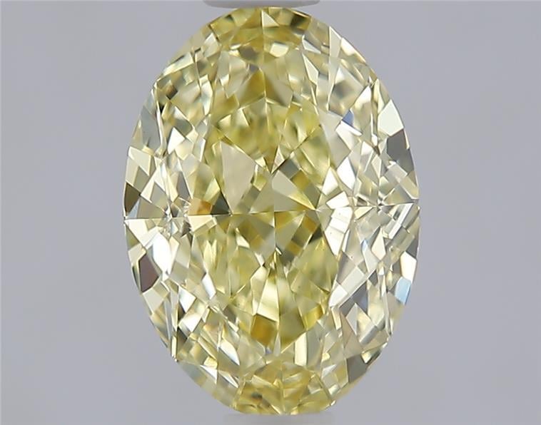 1.51 Ct. Fancy Yellow Oval Lab Grown Diamond