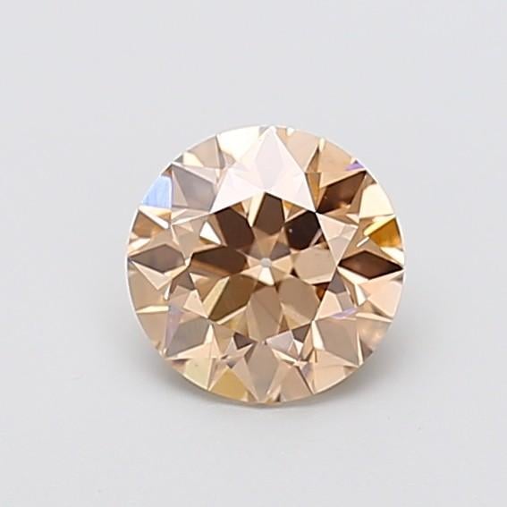 1.03 Ct. Light Brown Round Lab Grown Diamond