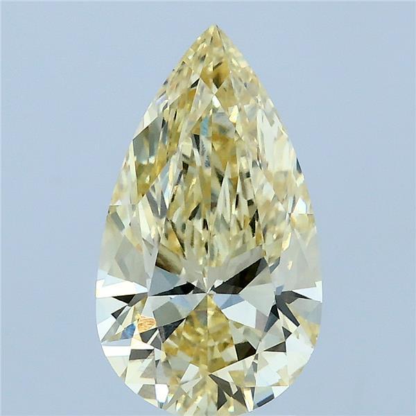 2.08 Ct. Fancy Yellow Pear Lab Grown Diamond