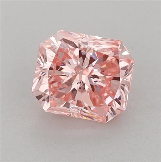 0.92 Ct. Fancy Vivid Pink Radiant Lab Grown Diamond
