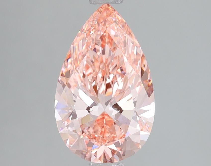 1.87 Ct. Fancy Vivid Pink Pear Lab Grown Diamond