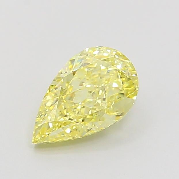 1.04 Ct. Fancy Intense Yellow Pear Lab Grown Diamond
