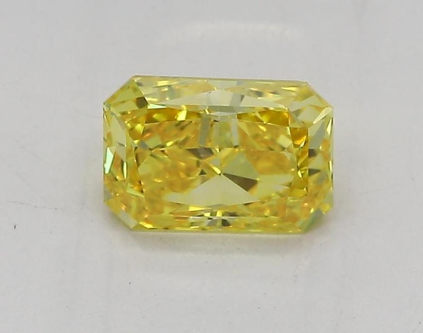 1.0 Ct. Fancy Vivid Yellow Radiant Lab Grown Diamond