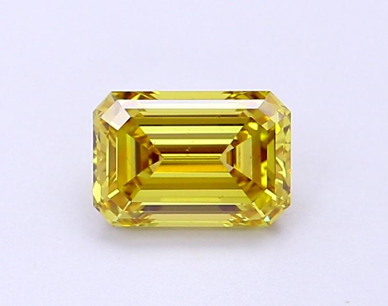 1.06 Ct. Fancy Intense Yellow Emerald Lab Grown Diamond