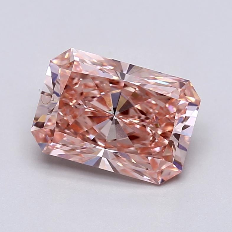 2.86 Ct. Fancy Vivid  Pink Radiant Lab Grown Diamond