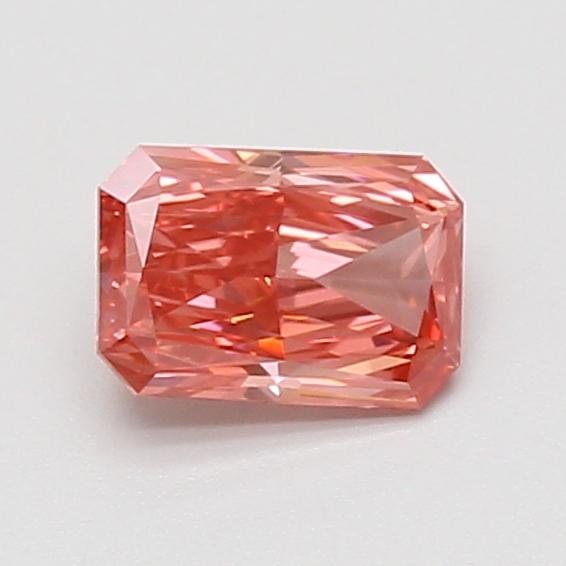 0.72 Ct. Fancy Vivid Pink Radiant Lab Grown Diamond