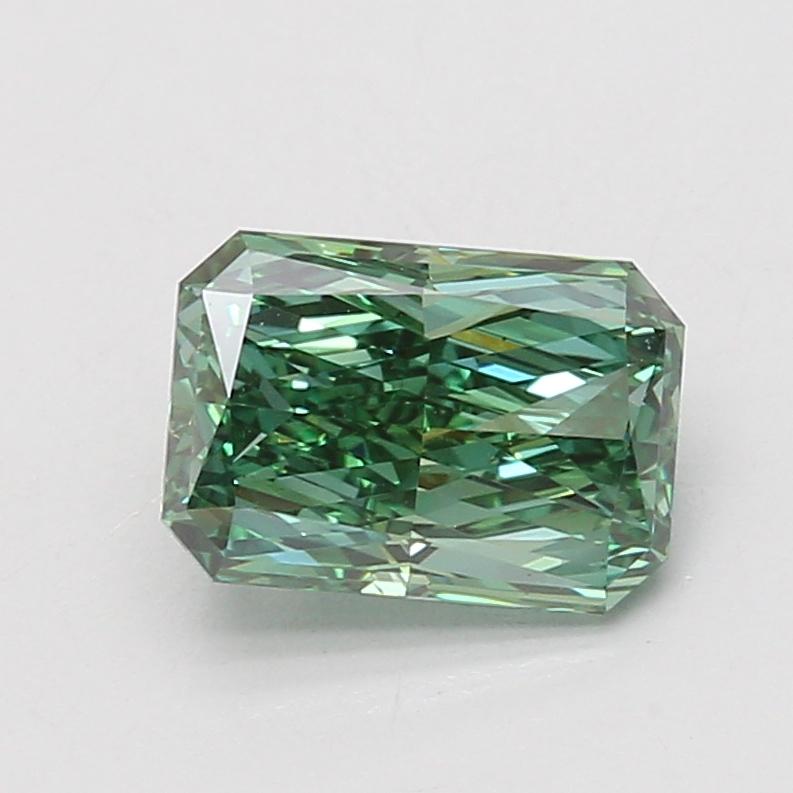 2.05 Ct. Fancy Vivid Green Radiant Lab Grown Diamond