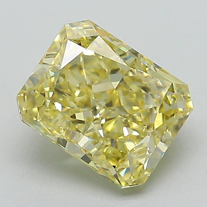 1.90 Ct. Fancy Intense  Yellow Radiant Lab Grown Diamond