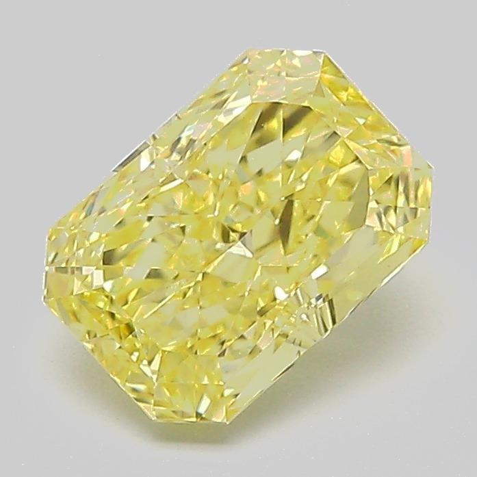 1.50 Ct. Fancy Vivid Yellow Radiant Lab Grown Diamond