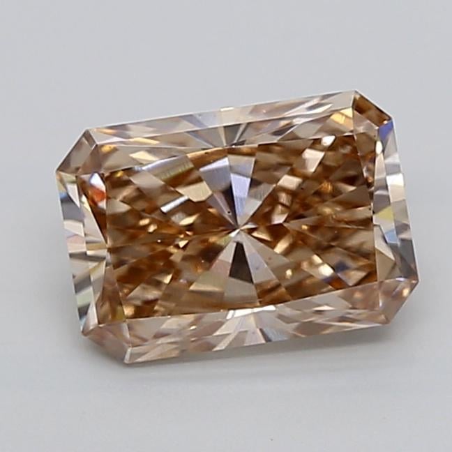 2.16 Ct. Very Light  Brown Radiant Lab Grown Diamond