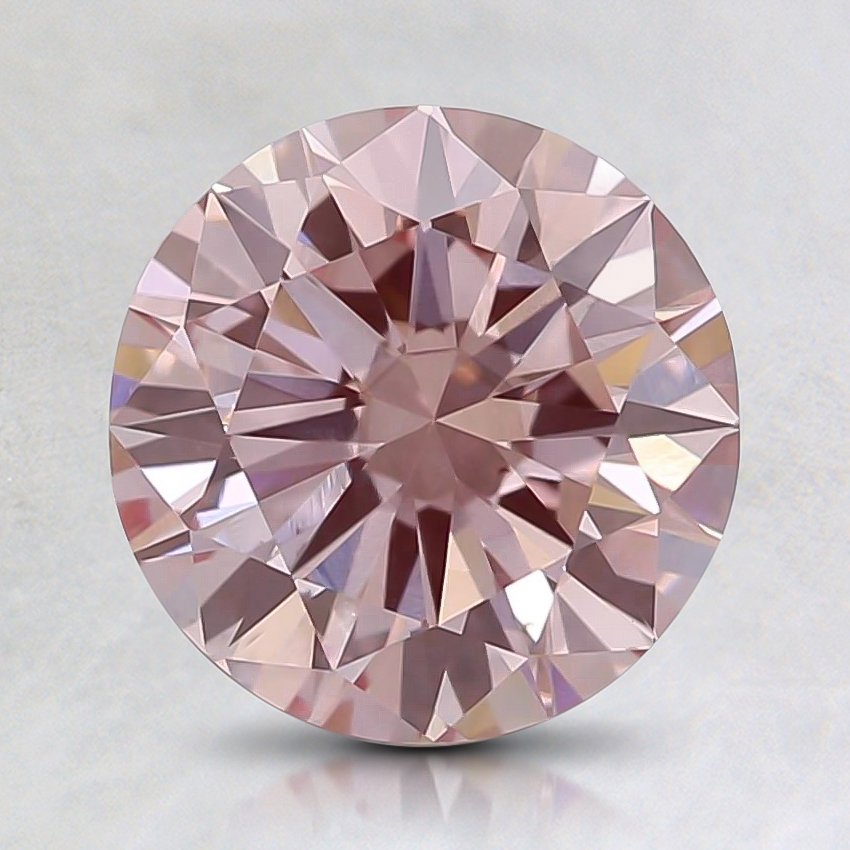 1.14 Ct. Fancy Pink Round Lab Grown Diamond