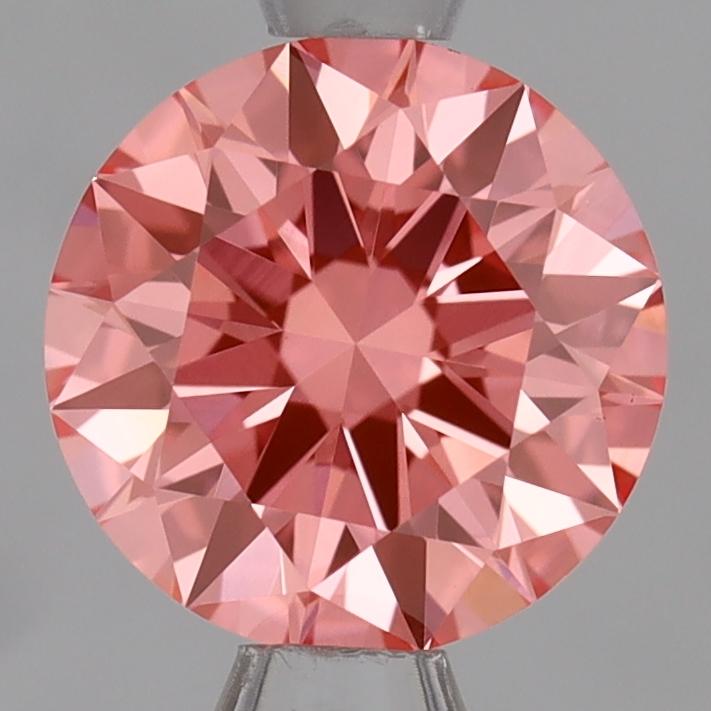 1.03 Ct. Fancy Vivid Pink Round Lab Grown Diamond