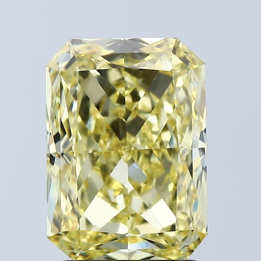 3.03 Ct. Fancy Vivid Yellow Radiant Lab Grown Diamond