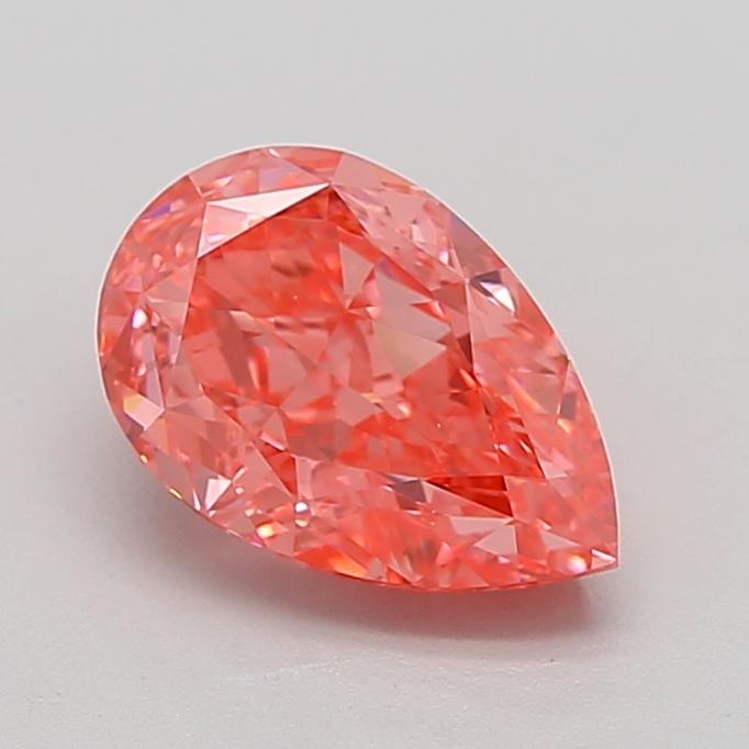 2.23 Ct. Fancy Vivid Pink Pear Lab Grown Diamond