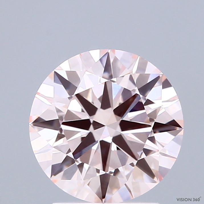 2.18 Ct. Fancy Pink Round Lab Grown Diamond
