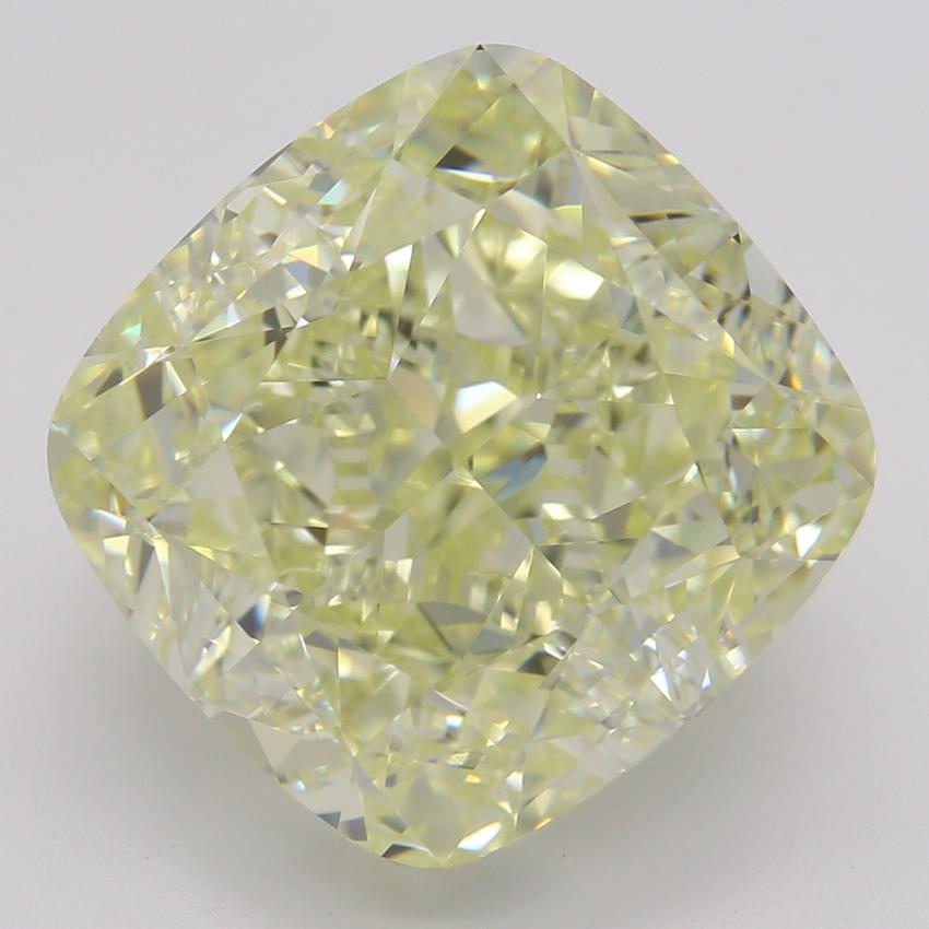 7.02 Ct. Fancy Light Yellow Cushion Diamond
