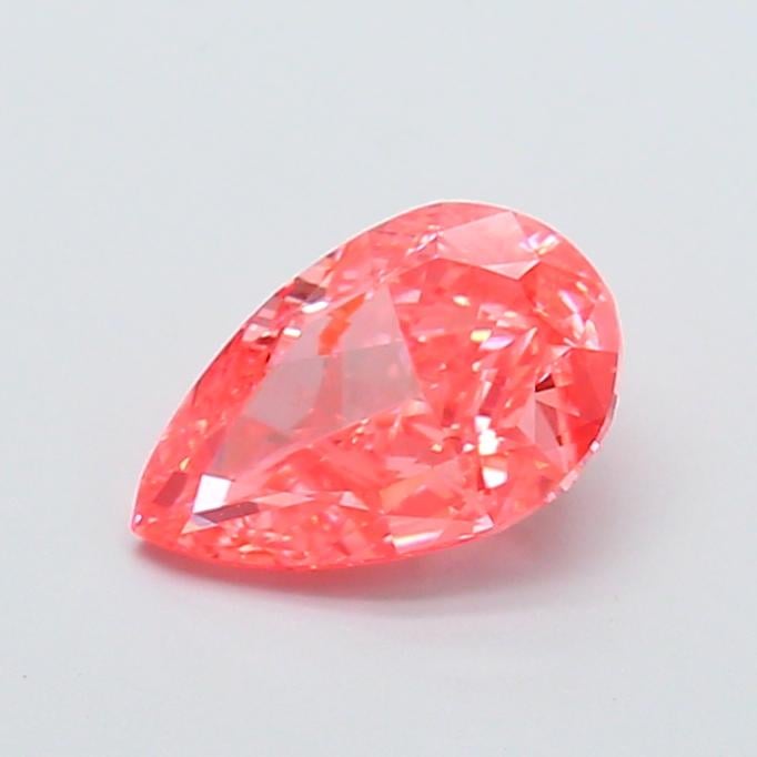 1.29 Ct. Fancy Vivid  Pink Heart Lab Grown Diamond