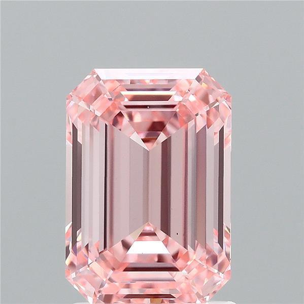2.02 Ct. Fancy Intense Pink Emerald Lab Grown Diamond