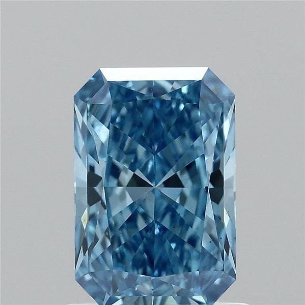1.05 Ct. Fancy Vivid Blue Radiant Lab Grown Diamond