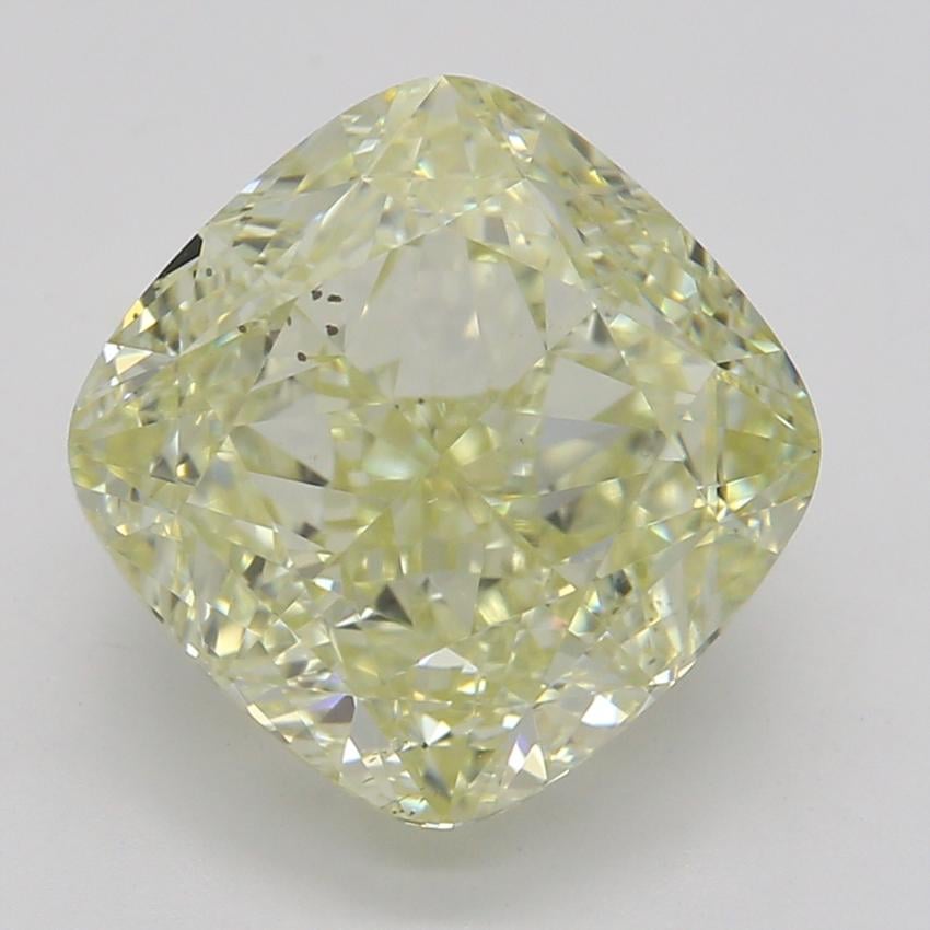 3.01 Ct. Fancy Yellow Cushion Diamond