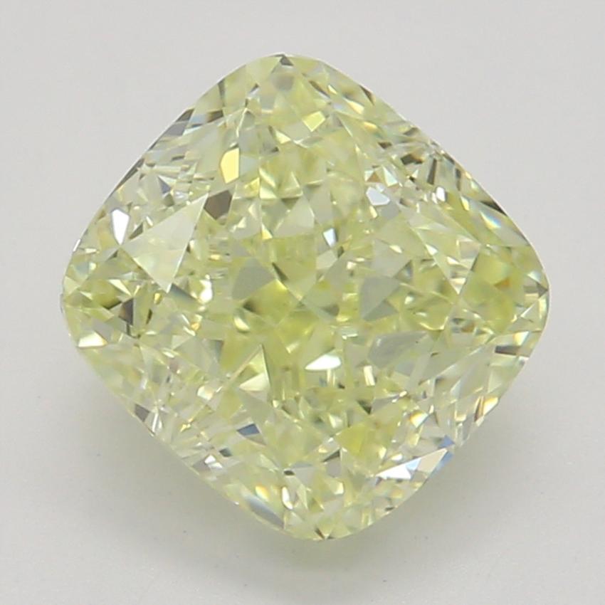 1.06 Ct. Fancy Light Yellow Cushion Diamond
