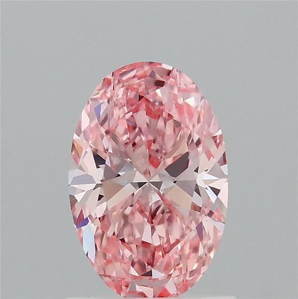 1.00 Ct. Fancy Vivid Pink Oval Lab Grown Diamond