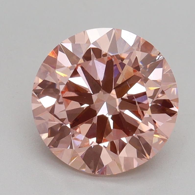 2.00 Ct. Fancy Intense Pink Round Lab Grown Diamond