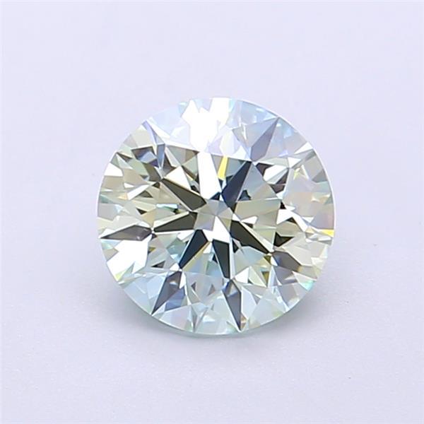 1.09 Ct. Fancy Green Round Lab Grown Diamond