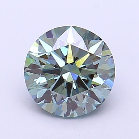 1.09 Ct. Fancy Vivid Blue Round Lab Grown Diamond